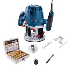 Tupia Coluna Bosch GOF 130 GOF130 1300W Profissional + Acess, 220V