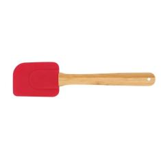 Espátula Reta Silicone e Bamboo