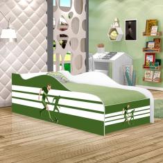 Cama Like Atacante Futebol Solteiro Com Colchão