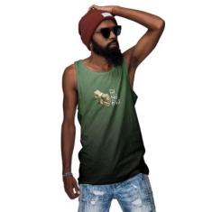 Camiseta Regata Verde Dólar nas Alturas Di Nuevo-Masculino