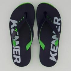Chinelo Kenner RED Marinho e Verde-Masculino