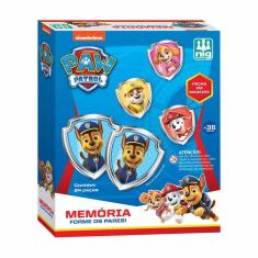 Jogo da Memória - Madeira - Patrulha Canina - 24 Peças - Nig Brinquedos