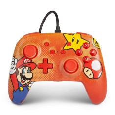 Controle Nintendo Switch Com Fio Super Mario Vintage PowerA