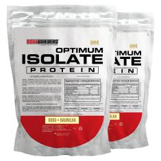 Kit 2x Optimum Isolate Whey Protein 900g  - Bodybuilders-Unissex