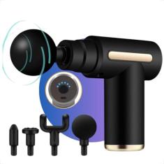 Kaxilu Massageador Elétrico Portátil - Massagem Miofascial com Vibração e Rolamento - Alívio da Dor e Terapia Muscular