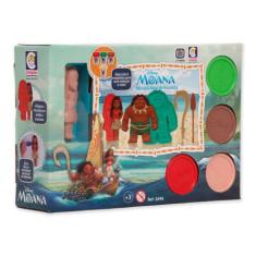Brinquedo Infantil Moana e Maui de Massinha 8 Acessórios - Cotiplás