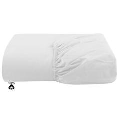Lençol Avulso Com Elástico Queen Size 100% Algodão Percal 200 Fios Col