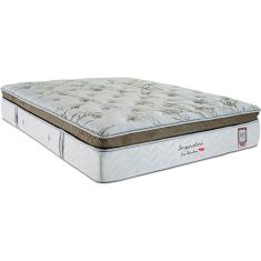 Colchão Casal Molas Ensacadas Visco MasterPocket Imperatore Eco Bamboo Euro Pillow (138x188x34) - Herval