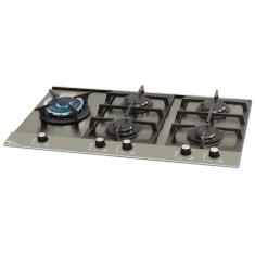 Cooktop 5 Bocas A Gás Fischer Platinium Cinza 19784-51515 - Bivolt