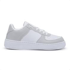 Tênis Feminino Sneakers Flatform Cadarço Dia a Dia Casual-Feminino