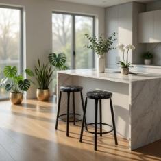 Kit 2 Banquetas Banco Banquinho Sem Encosto Balcão Cozinha Bancada Bal