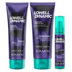 Lowell Dynamic Kit - Shampoo + Condicionador + Tônico