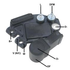 Regulador Alternador Citroen Fiat Valeo 14V - Ga930