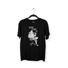 Camiseta Masculina Jason Sexta-Feira 13 Preta - Hipsters
