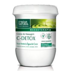 Creme de massagem C-detox 650g D’AGUA NATURAL 