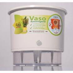 Vaso Auto Irrigável N 02 - Pequeno - Raiz Branca