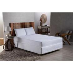 Lençol Cama de Casal Queen Premier 170 Fios com Elástico - Luck Baby, 