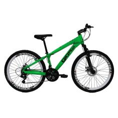Bicicleta Aro 26 Verde/Neon 21 Velocidades Gios frx Freeride