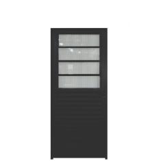 Porta Basculante Aluminio Preto 2.10 x 0.70 - Hale