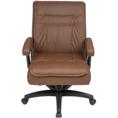 Cadeira Diretor para Escritório com Mola Ensacada Marrom - Design Offi