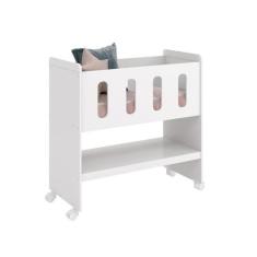 Mini Berço Moisés Zain Branco Fosco 3 em 1 - Reller