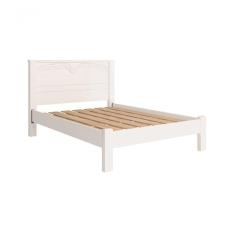 Cama Casal Amsterdã Robusta Pés Reforçados Camas Fenix Cor:branco