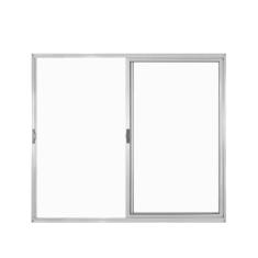 Janela de Correr 2 Folhas S/Grade 1.00 x 1.00 - Hale