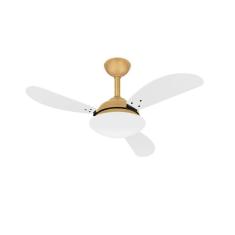 Ventilador Teto Turbo Varanda Fly Dourado 3 Pás Ventax 220V