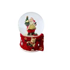 Enfeite Globo De Natal Musical Neve 15cm