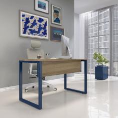 Mesa Madeira 134cm X 60cm M134-60p25 Naturalle Azul