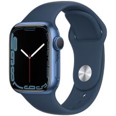 Apple Watch Series 7 41 Mm  Gps - Caixa Azul De Alumínio