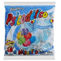 Pirulito Psicodélico Azul 600gr - Miguelito