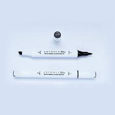 Marca Texto Artools Pictom Pontas Broad e Brush Cinza WG09