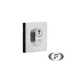 Fechadura Rolete 40 mm Quadrada Cromada União Mundial