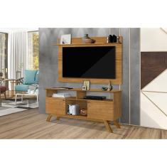 Rack para TV até 50 Polegadas Amsterdã com 2 Portas Tebarrot Marrom