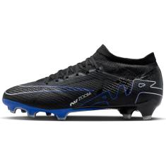 Nike Tênis de futebol masculino, Preto cromado Hyper Royal, 43