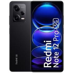 Smartphone Xiaomi Redmi Note 12 Pro 5G Dual SIM 256 GB - 8 GB de RAM (preto meia-noite)