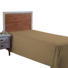 Lençol Cama Box Solteiro 400 Fios Sem Elástico Virol Toque Extra Macio