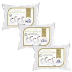 Kit de 3 Travesseiro 100% Plumas - Daune