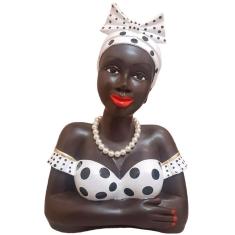 Boneca Namoradeira Grande Com Laço No Cabelo - Branca