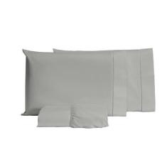 Jogo De Cama Queen 03 Peças Percal 300 Fios Algodão  - Forte Lençol , 