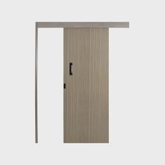 Porta de Correr Madeira 215x70cm Sobrepor Reversível Melamínico mgm