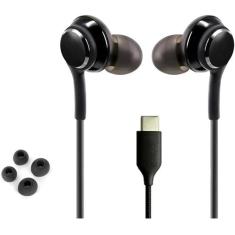 Fone de ouvido C/Fio Tipo C Reforçado Compatível Xiaomi C65/Note 13/No