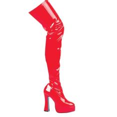 Ellie Shoes Bota feminina Thrill, Vermelho, 44