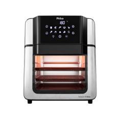 Air Fryer Philco Redstone PAF15A Preta com Timer 15L, Preto e Inox, 11