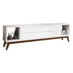 Rack Para Tv Delux 1.8 Branco - Moveisaqui