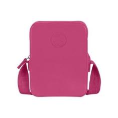 Bolsa Feminina Moleca Média Transversal Retangular-Feminino