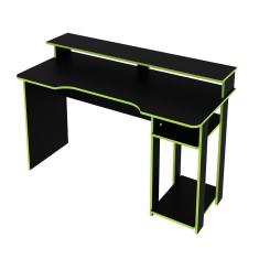 Mesa Gamer Me4153 Preto / Verde - Tecnomobili