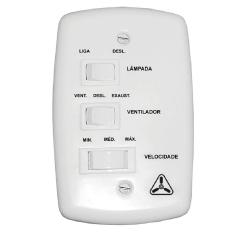 Ventilador de teto luxo preto 220v modelo Magnes VentiDelta