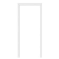 Kit Guarnição Primer 7cmx1,2cm 2 Barras 220cm com 1 Barra 110cm Casablanca Branco